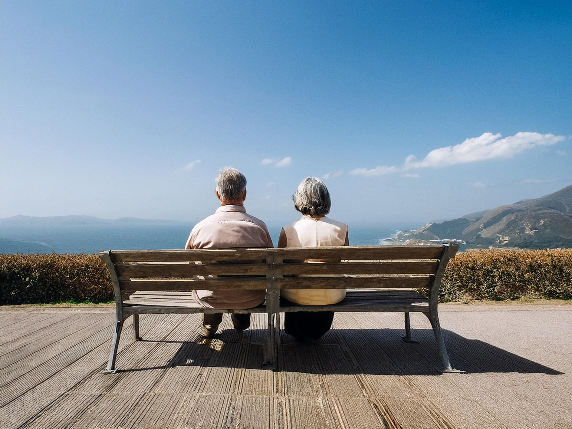 Couple on Bench